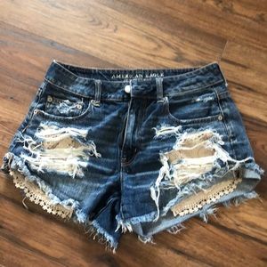 American Eagle Hi-Rise Festival Shorts
